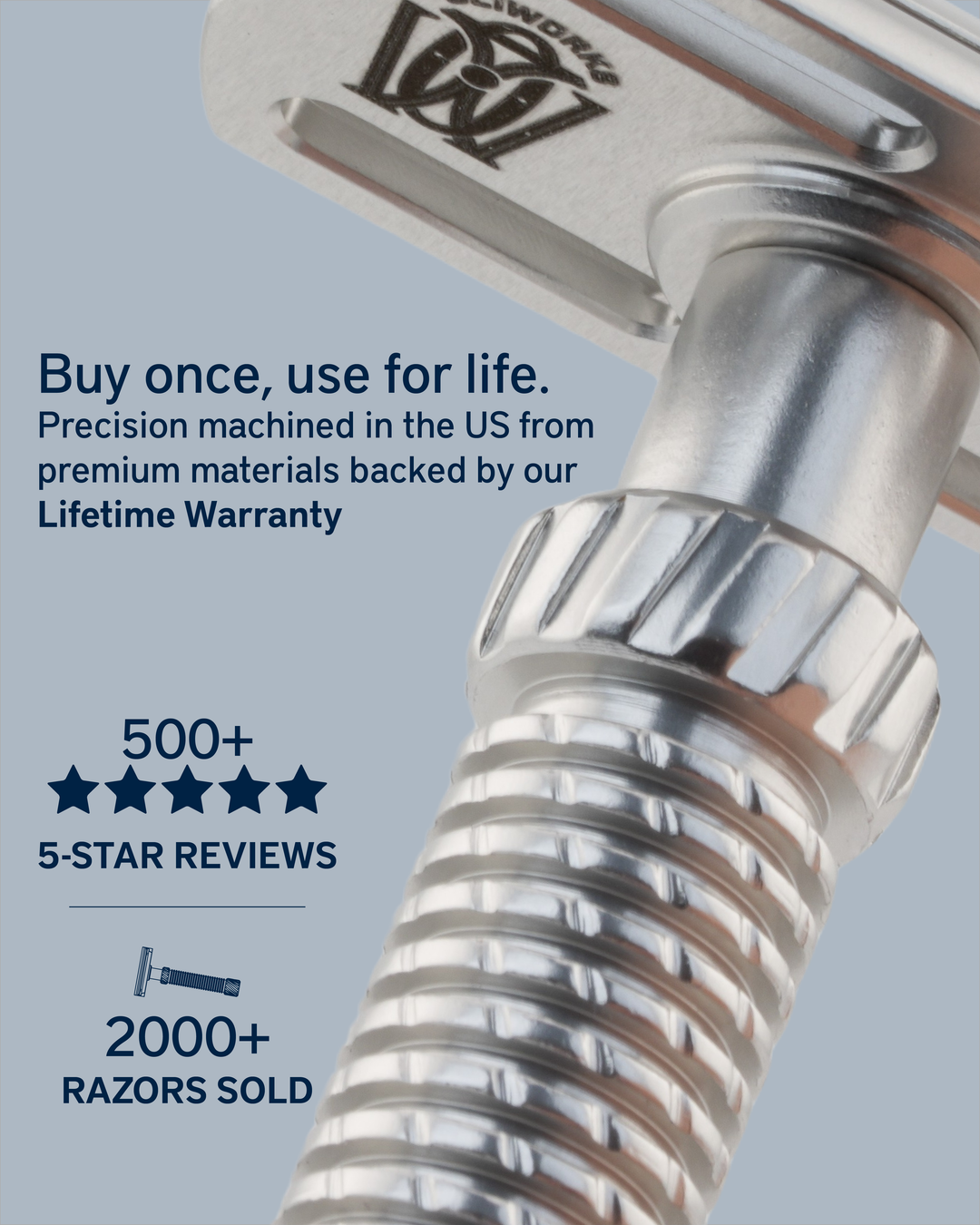 M3teorite-Aluminum Razor – OliWorks