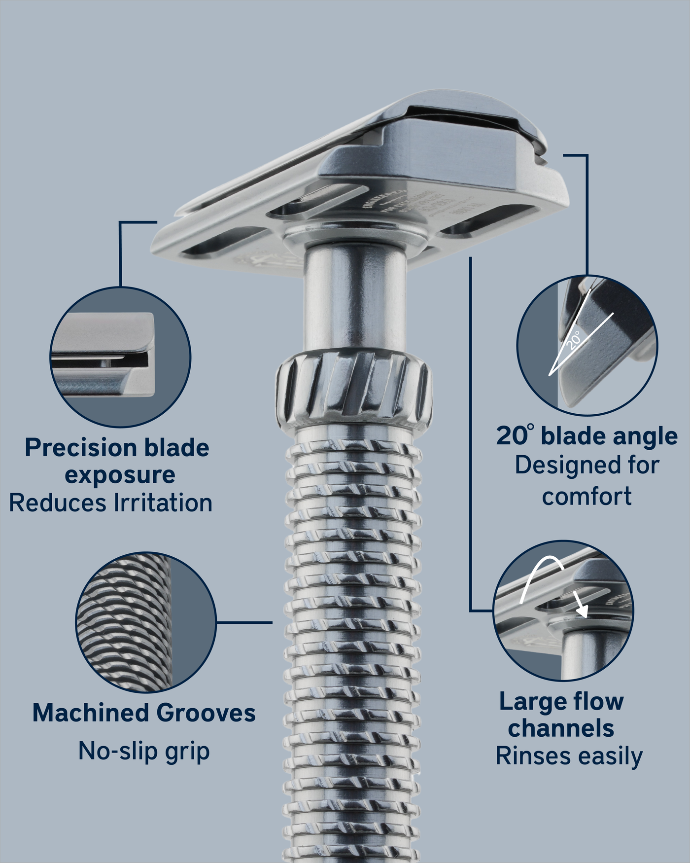 M3teorite-Aluminum Razor – OliWorks