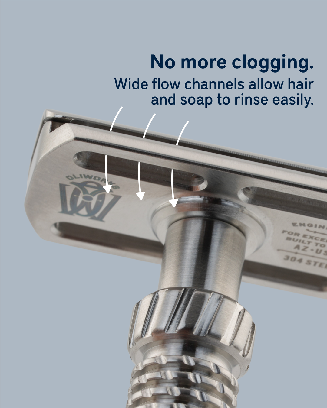 M3teorite-Stainless Steel Razor – OliWorks