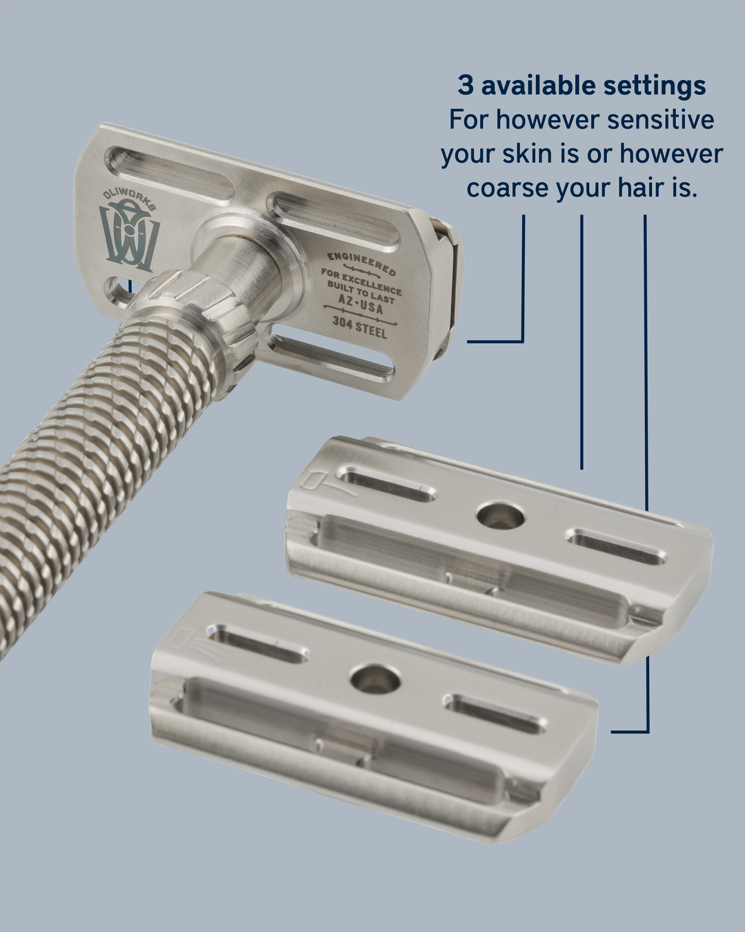 M3teorite-Stainless Steel Razor – OliWorks M3teorite-Stainless Steel Razor – OliWorks