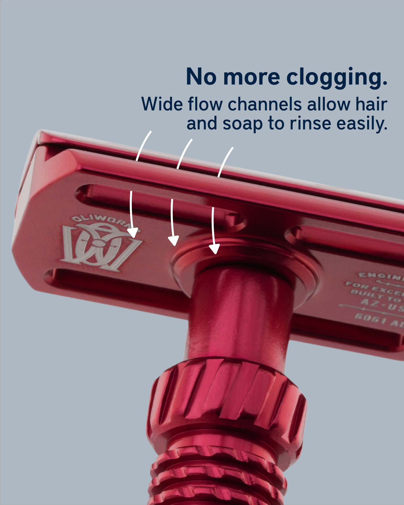 M3teorite-Aluminum Razor – OliWorks